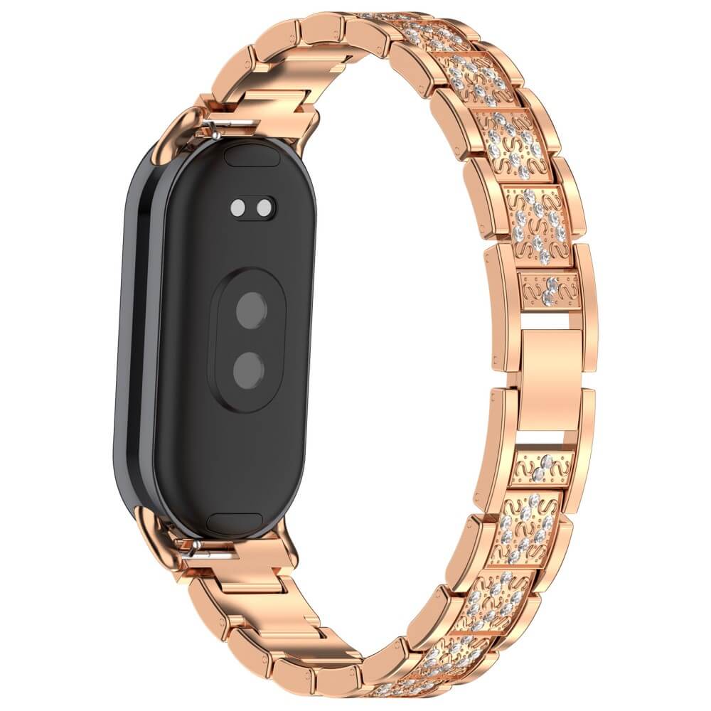 Xiaomi Smart Band 9 / 8 - Edelstahl mit Strass Armband - Image 7