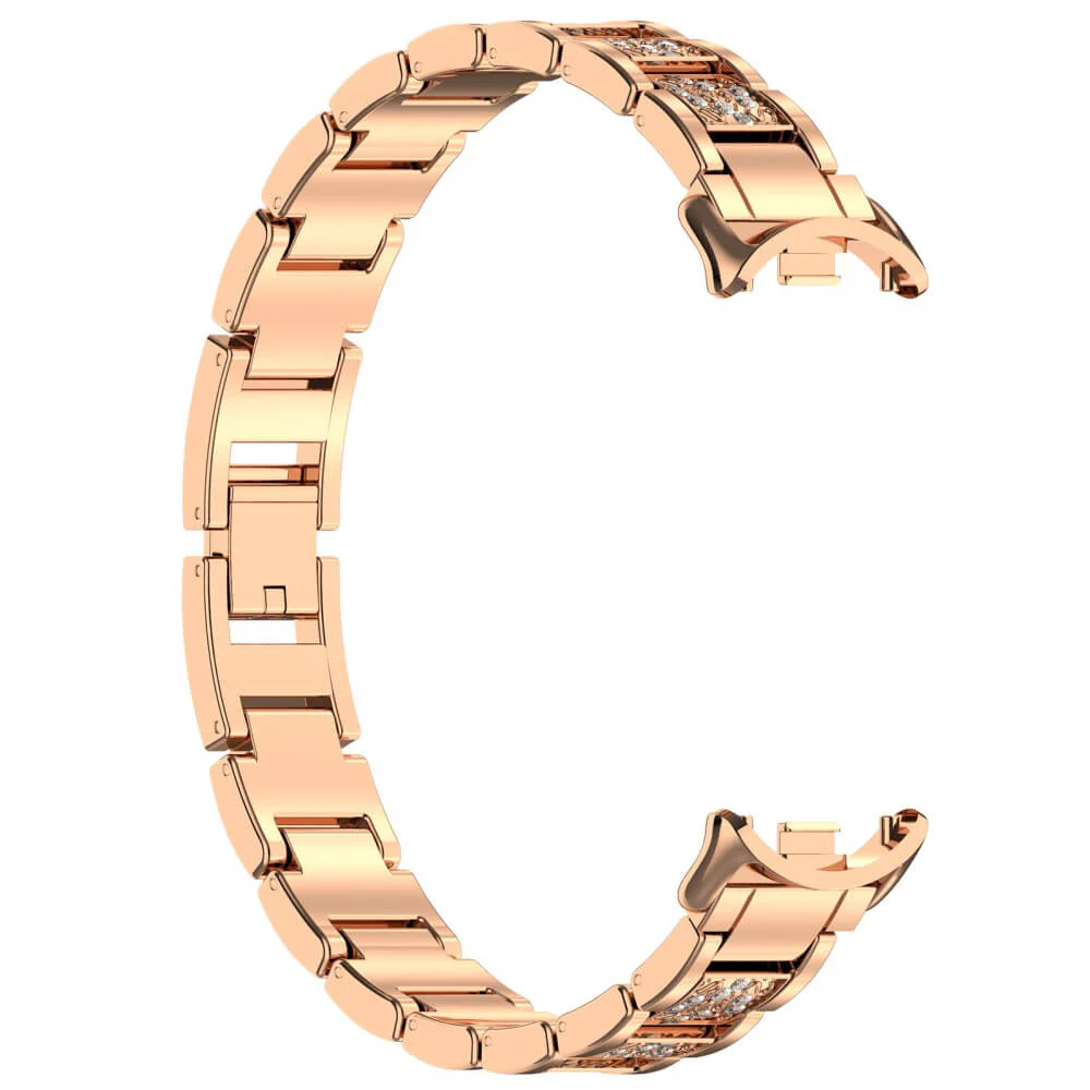 Xiaomi Smart Band 9 / 8 - Edelstahl mit Strass Armband - Image 8